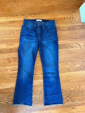 Madewell Dark Blue Flare Jeans